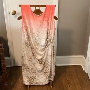 Calvin Klein Snakeskin Print Dress